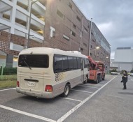 파주ㅡ문산고속도로에서 운행중 고장나서 긴급하게 마이티견인